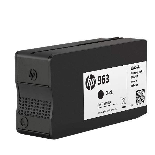 HP Cartuccia di inchiostro nero originale 963 (HP 963 BLACK ORIGINAL INK - CARTRIDGE)Hp3JA26AE#LS1