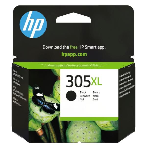 HP Cartuccia di inchiostro nero originale ad alta capacità 305XL (HP 305XL BLACK INK CARTRIDGE)Hp3YM62AE#LS1