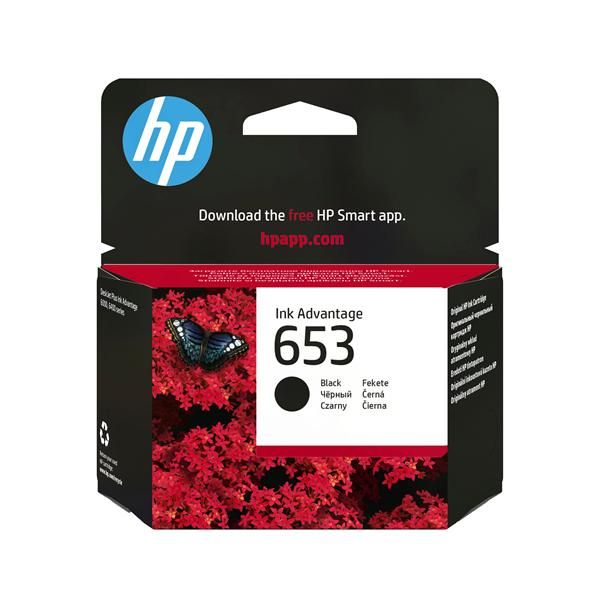 HP Cartuccia inchiostro nero originale Advantage 653 (HP 653 - sort - original - Ink Advanta)Hp3YM75AE#BHK