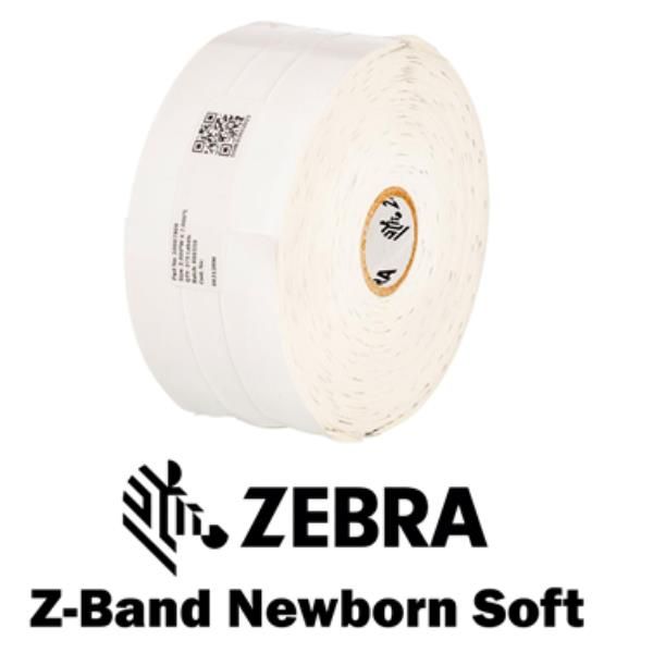 Zebra Z-Band Direct Soft Infant Wristband Bianco (WRISTBAND NYLON 1X7.9375IN DT - LAM 66218RM 6/R 263/BOX PLAIN)Zebra10031289K
