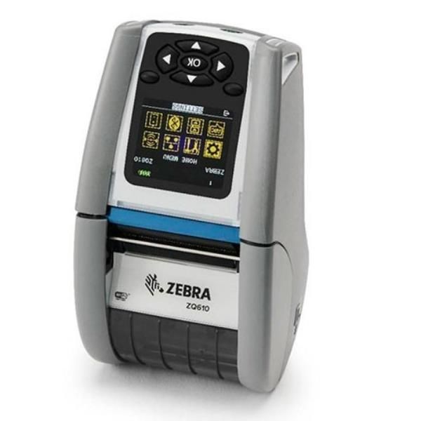 Zebra ZQ610 stampante per etichette [CD] Termica diretta 203 x 203 DPI 115 mm/s Con cavo e senza cavo Bluetooth (DT PRINTER ZQ610 PLUS 2IN/48MM - EN/LAT FONTS BT 4.X LIN. PLATEN)ZebraZQ61-AUFAE14-00