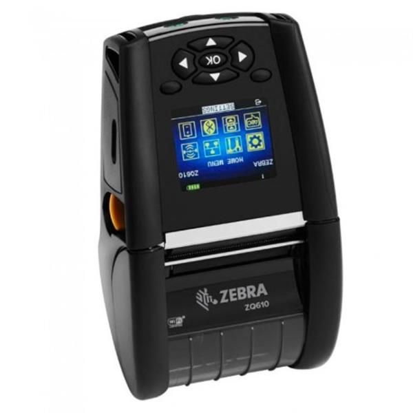 Zebra ZQ610 stampante per etichette [CD] Termica diretta 203 x 203 DPI 115 mm/s Con cavo e senza cavo Bluetooth (DT PRINTER ZQ610 PLUS 2IN/48MM - EN/LAT FONTS BT 4.X LIN. PLATEN)ZebraZQ61-AUFAE14-00