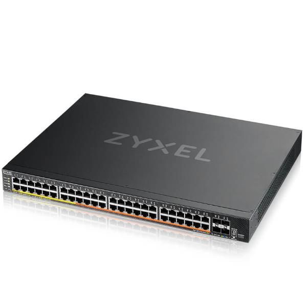 Zyxel XMG2230-52HP Gestito L2/L3 2.5G Ethernet [100/1000/2500] Supporto Power over Ethernet [PoE] 1U Nero (Zyxel XMG2230-52HP L3 Access Switch 16x 2.5G 32x 1G AC:960W PoE DC:2400W PoE 4 x SFP+ Uplink incl 1 yr NebulaFlex Pro)Zyxel4718937645336XMG2230...