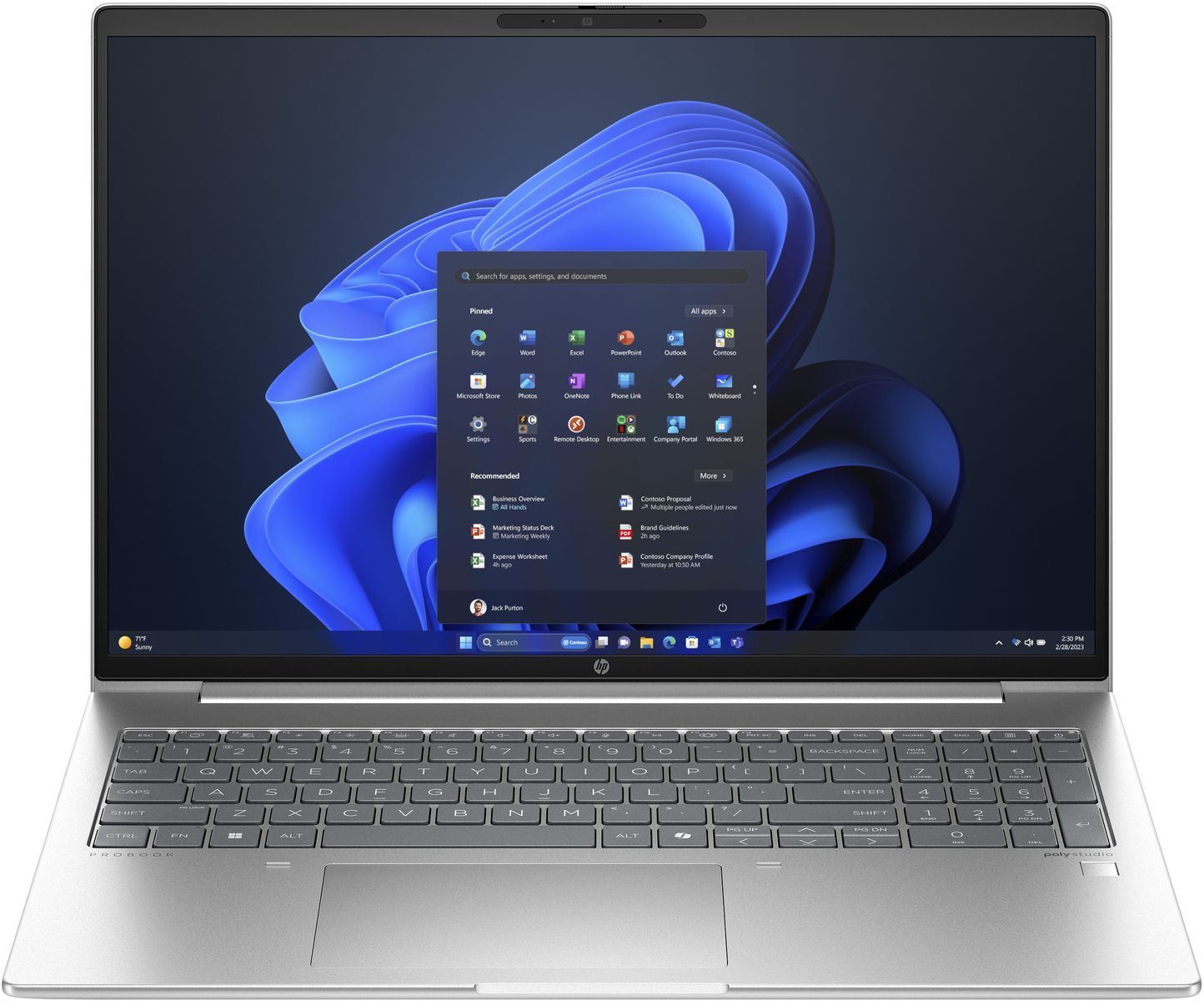 HP ProBook 460 G11 Intel Core Ultra 7 155U Computer portatile 40,6 cm [16] WUXGA 8 GB DDR5-SDRAM 512 GB SSD Wi-Fi 6E [802.11ax] Windows 11 Pro AI PC Argento (HP PB460G11 U7-155U 16 8GB/512 PC Italy - Italian localization)Hp9Y7B5ET#ABZ