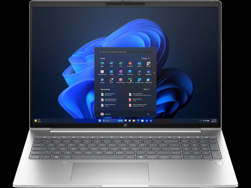 HP ProBook 460 G11 Intel Core Ultra 7 155U Computer portatile 40,6 cm [16] WUXGA 8 GB DDR5-SDRAM 512 GB SSD Wi-Fi 6E [802.11ax] Windows 11 Pro AI PC Argento (HP PB460G11 U7-155U 16 8GB/512 PC Italy - Italian localization)Hp9Y7B5ET#ABZ