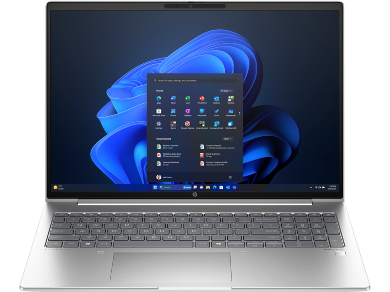 HP ProBook 460 G11 Intel Core Ultra 7 155U Computer portatile 40,6 cm [16] WUXGA 8 GB DDR5-SDRAM 512 GB SSD Wi-Fi 6E [802.11ax] Windows 11 Pro AI PC Argento (HP PB460G11 U7-155U 16 8GB/512 PC Italy - Italian localization)Hp9Y7B5ET#ABZ