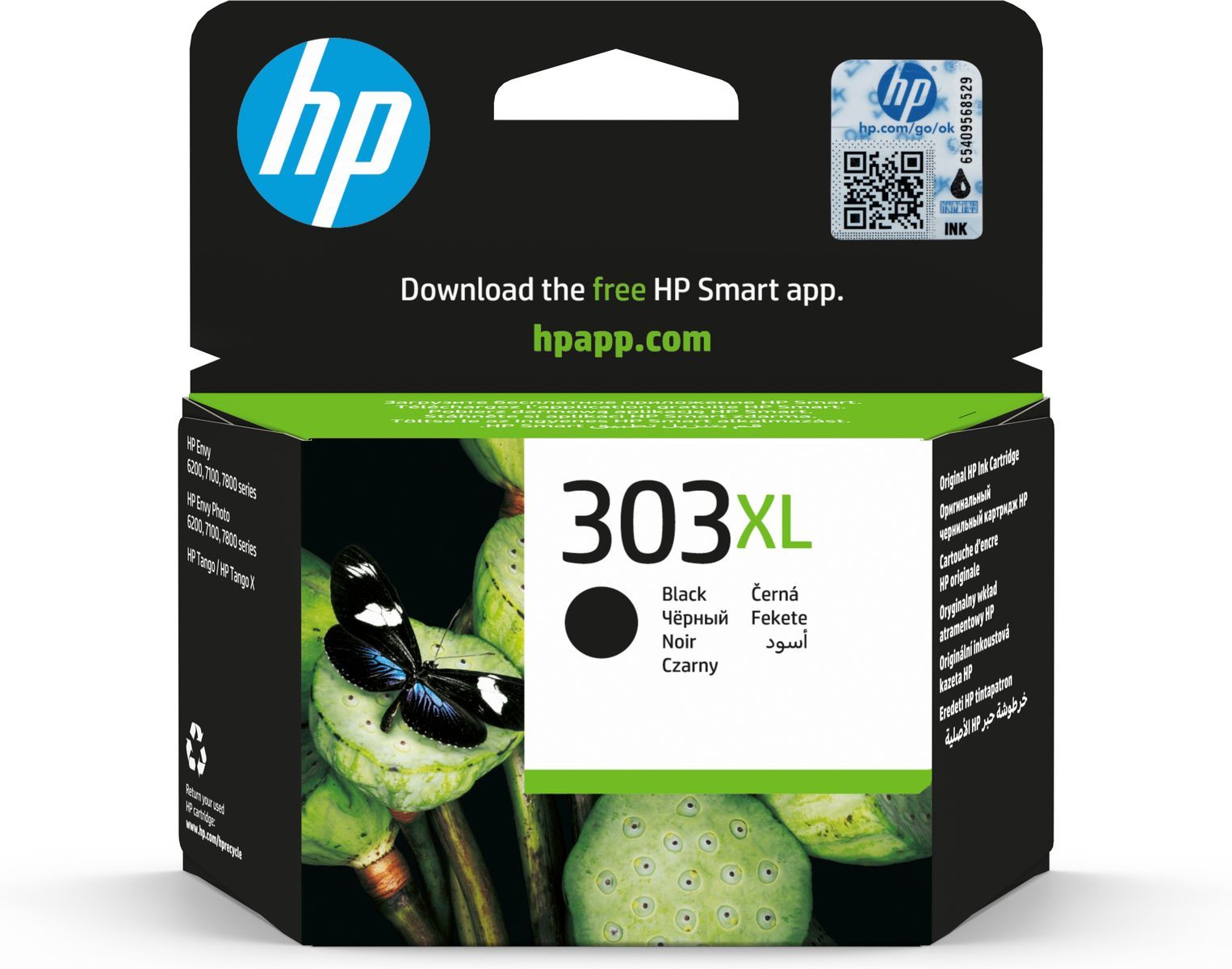 HP Cartuccia di inchiostro nero originale ad alta capacità 303XL (ORIGINAL HP 303XL HIGH YIELD - BLACK INK CARTRIDGE)HpT6N04AE#ABE