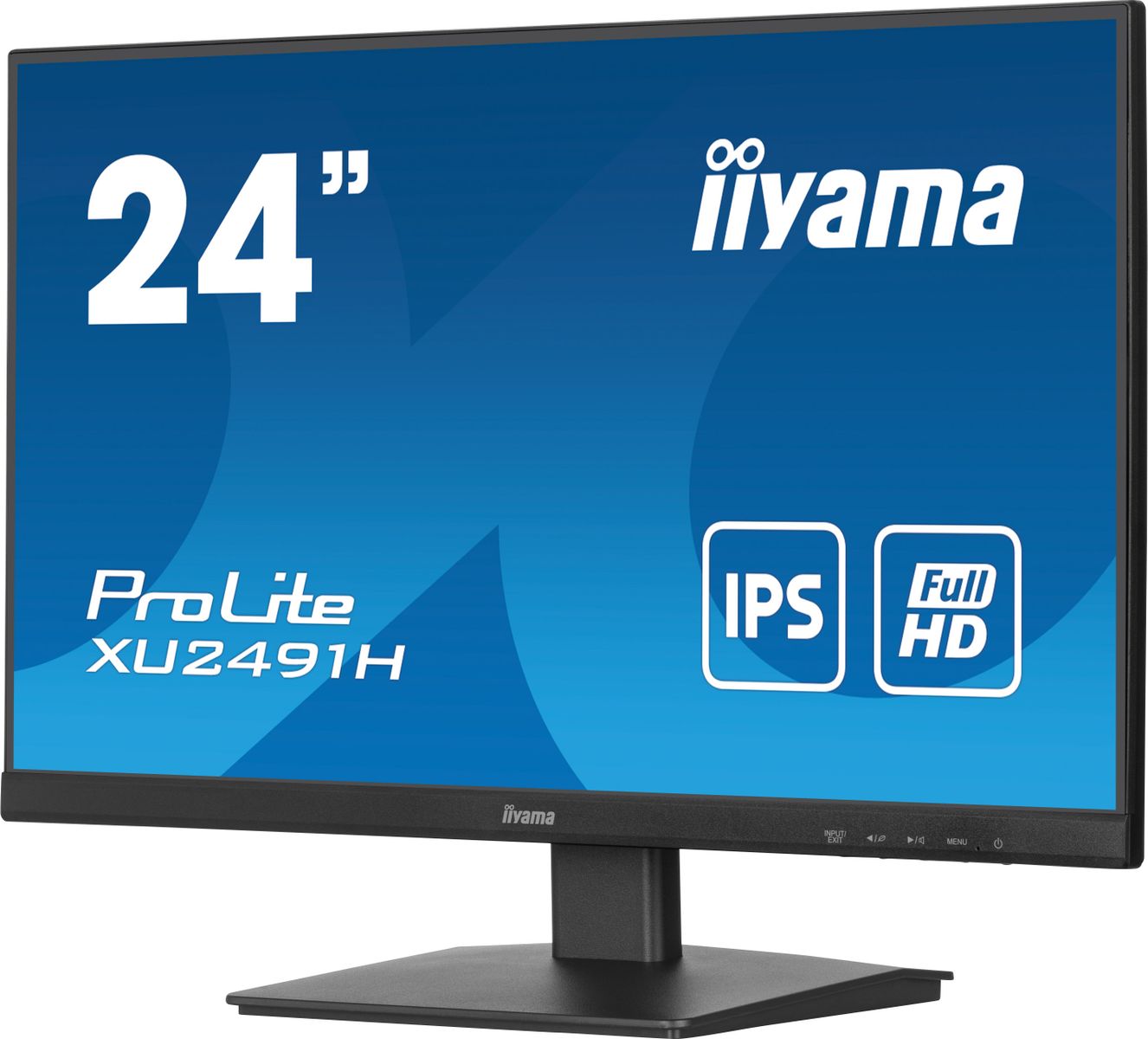 Iiyama ProLite XU2491H-B1 Monitor PC 60,5 cm [23.8] 1920 x 1080 Pixel Full HD LED Nero (iiyama ProLite XU2491H-B1 - Monitor a LED - 24 [23.8 visualizzabile] - 1920 x 1080 Full HD [1080p] @ 100 Hz - IPS - 300 cd/m? - 1300:1 - 0.5 ms - HDMI, DisplayPor...