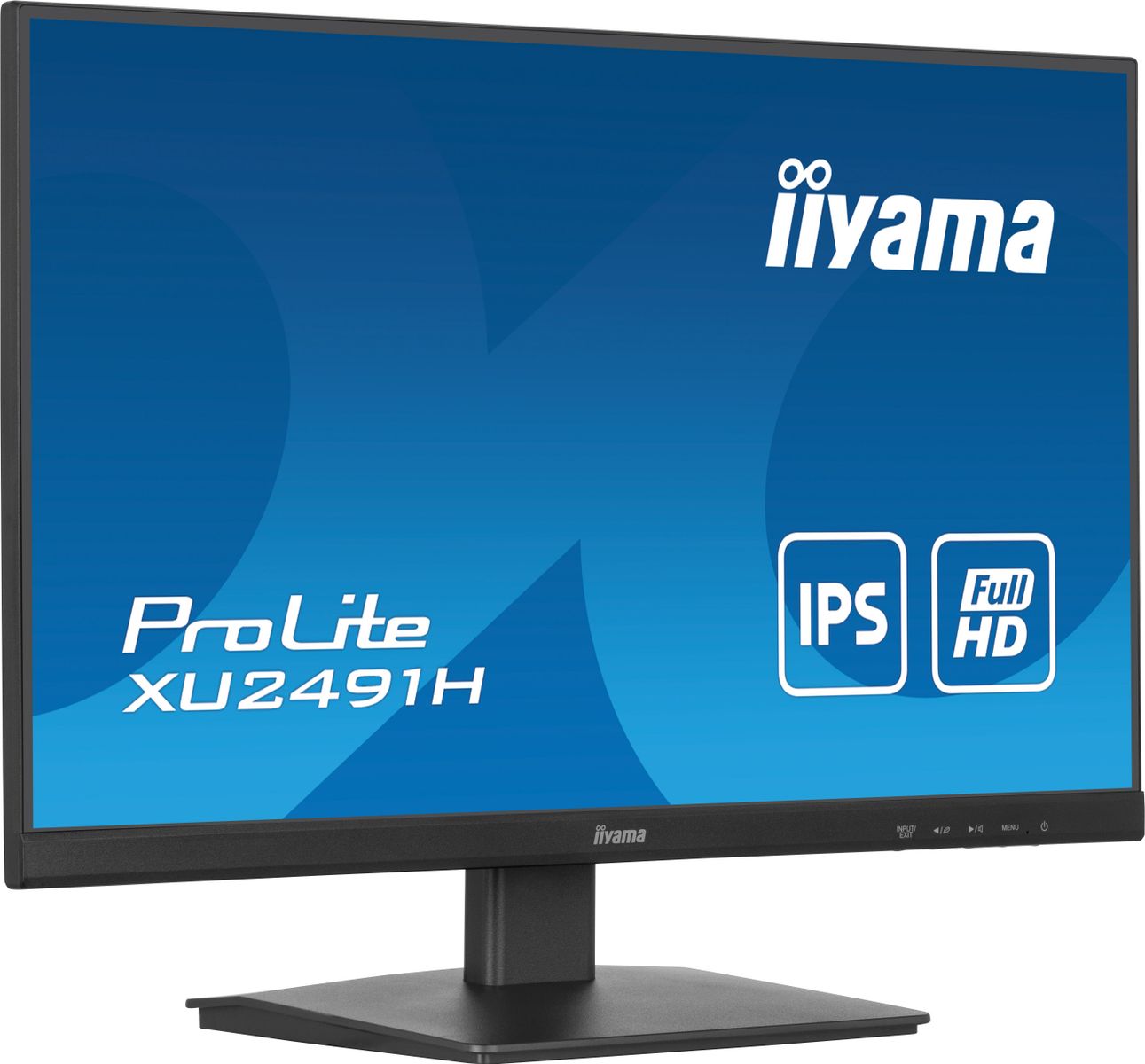 Iiyama ProLite XU2491H-B1 Monitor PC 60,5 cm [23.8] 1920 x 1080 Pixel Full HD LED Nero (iiyama ProLite XU2491H-B1 - Monitor a LED - 24 [23.8 visualizzabile] - 1920 x 1080 Full HD [1080p] @ 100 Hz - IPS - 300 cd/m? - 1300:1 - 0.5 ms - HDMI, DisplayPor...