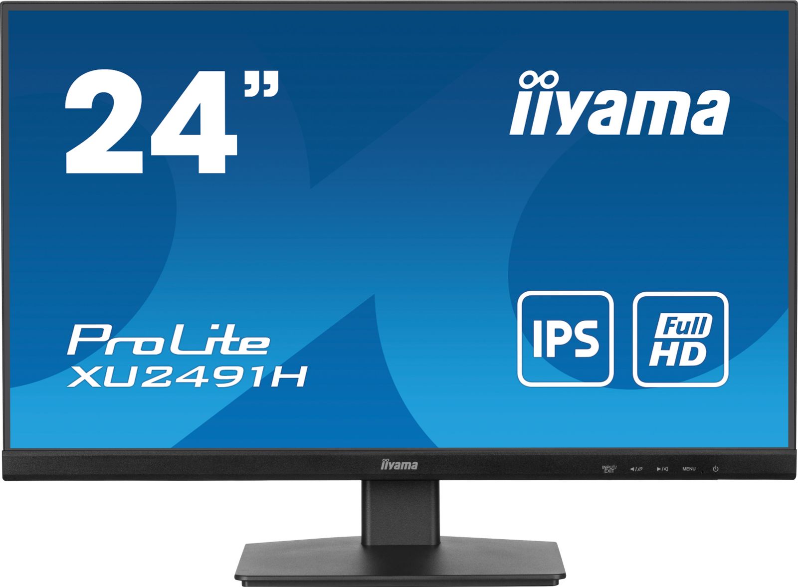 Iiyama ProLite XU2491H-B1 Monitor PC 60,5 cm [23.8] 1920 x 1080 Pixel Full HD LED Nero (iiyama ProLite XU2491H-B1 - Monitor a LED - 24 [23.8 visualizzabile] - 1920 x 1080 Full HD [1080p] @ 100 Hz - IPS - 300 cd/m? - 1300:1 - 0.5 ms - HDMI, DisplayPor...