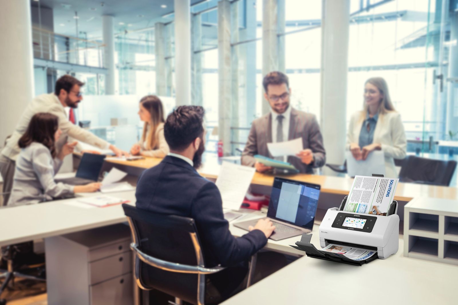 Epson WorkForce DS-800WN Scanner a foglio 600 x 600 DPI A4 Bianco (Epson WorkForce DS-800WN)Epson8715946734149B11B275401