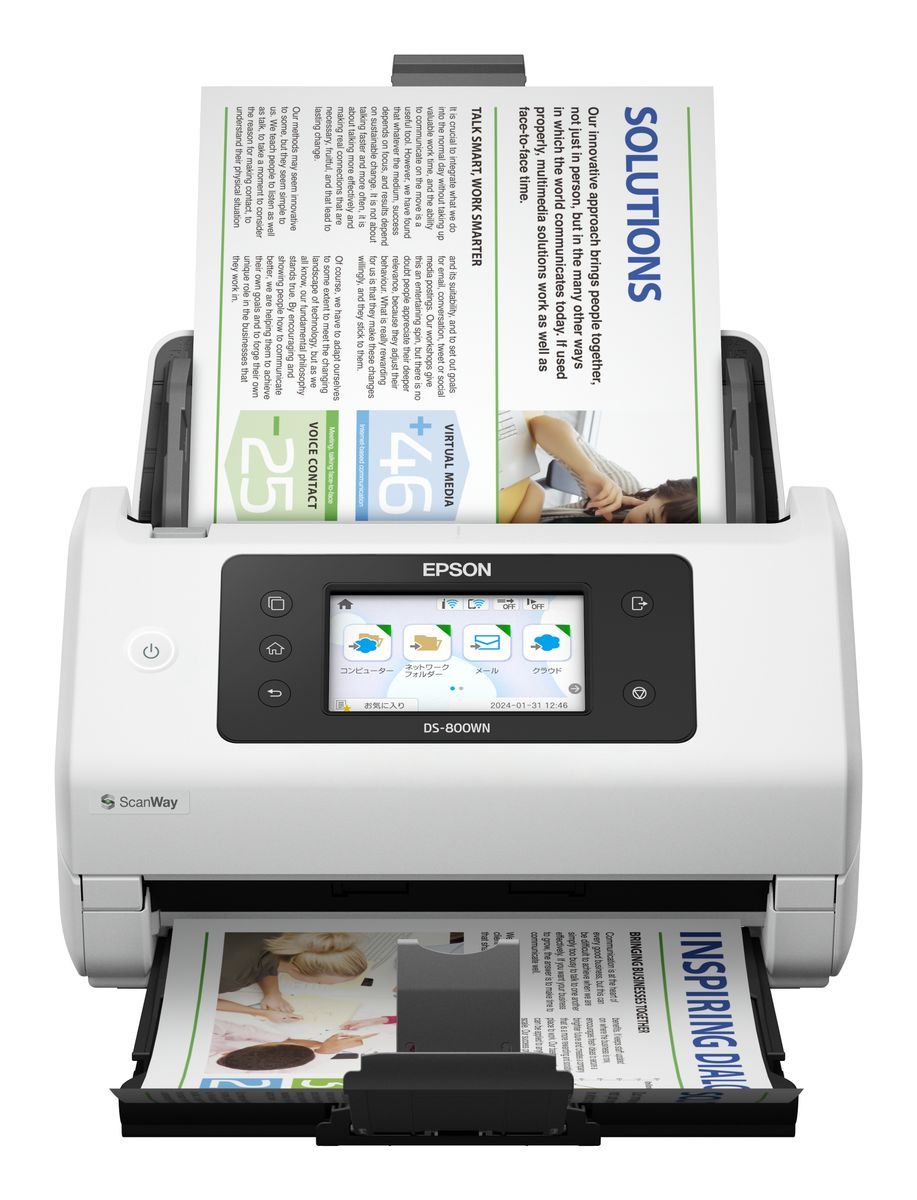 Epson WorkForce DS-800WN Scanner a foglio 600 x 600 DPI A4 Bianco (Epson WorkForce DS-800WN)Epson8715946734149B11B275401