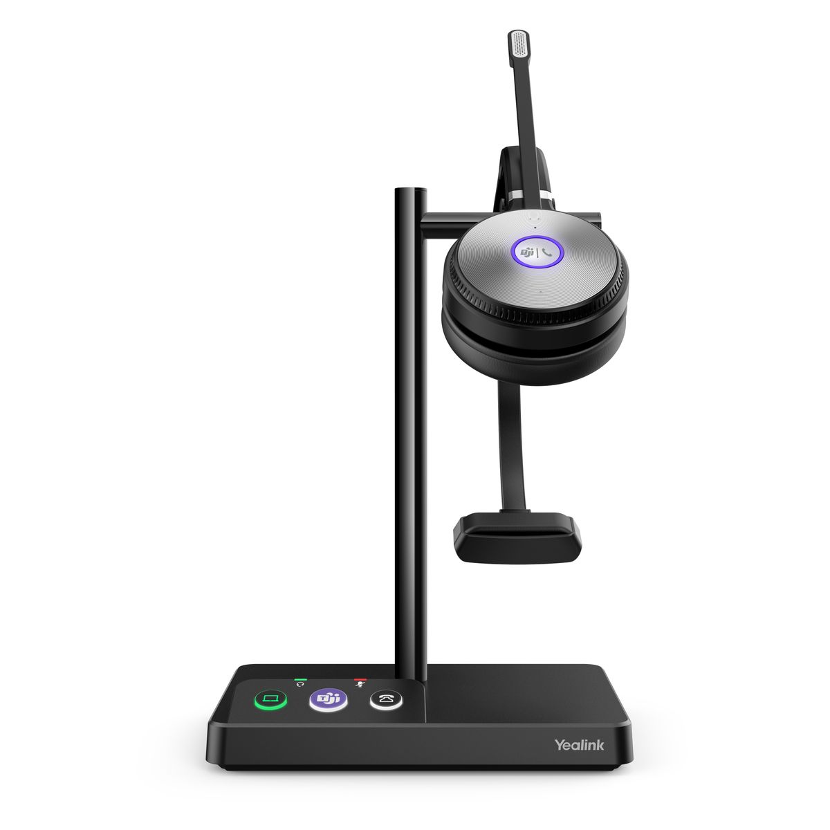 Yealink WH62 Mono UC Auricolare Wireless A Padiglione Ufficio Micro-USB Base di ricarica Nero (YEALINK WH62-UC MONO)YealinkWH62MONOUC