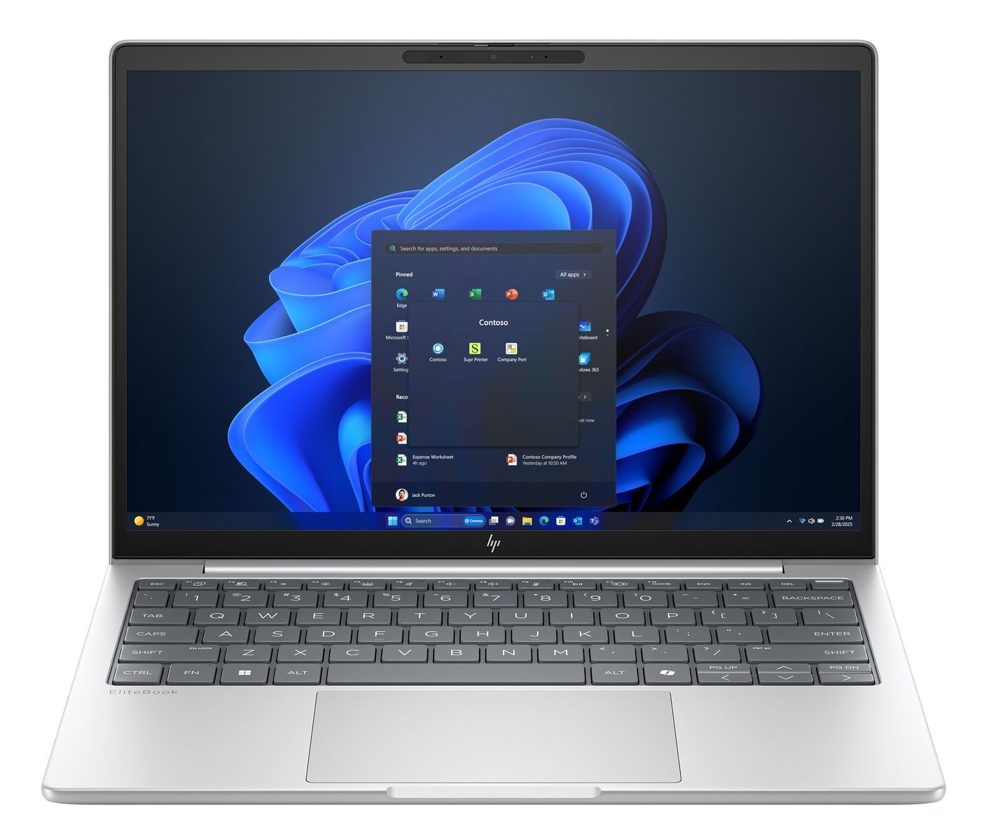 HP EliteBook 8 G1i Intel Core Ultra 7 255U Computer portatile 33,8 cm [13.3] WUXGA 32 GB LPDDR5x-SDRAM 1 TB SSD Wi-Fi 6E [802.11ax] Windows 11 Pro AI PC Argento (HP EliteBook 8 G1i Notebook AI - AI PC - design della cerniera a 174 gradi - Intel Core ...