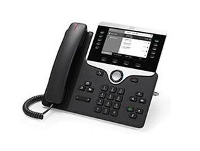 Cisco 8811 telefono IP Nero LCD (Cisco IP Phone 8811 - VoIP phone - SIP, RTCP, RTP, SRTP, SDP - 5 lines) - Versione UKCiscoCP-8811-K9=