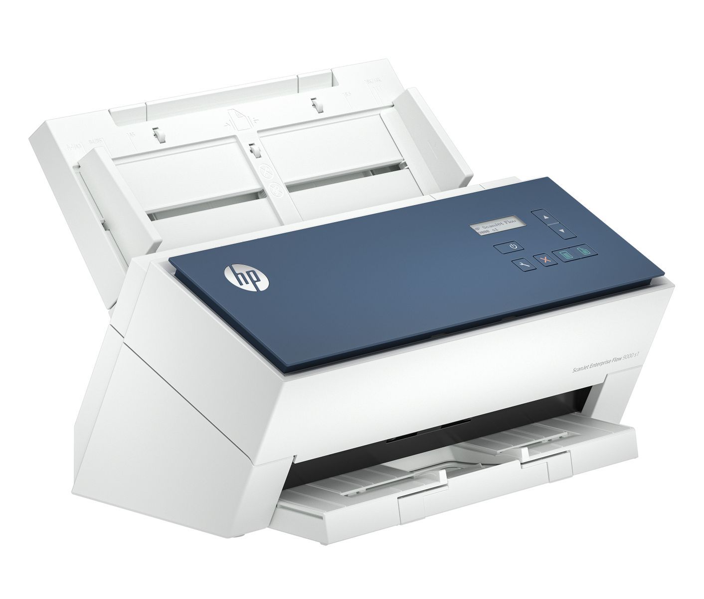 HP ScanJet Enterprise Flow 9000 s1 Scanner a foglio 600 x 600 DPI A3 Blu, Bianco (HP ScanJet Enterprise Flow 9000 s1 - Document scanner - CMOS / CIS - Duplex - A3/Ledger - 600 dpi x 600 dpi - up to 80 ppm [mono] / up to 80 ppm [colour] - ADF [100 she...