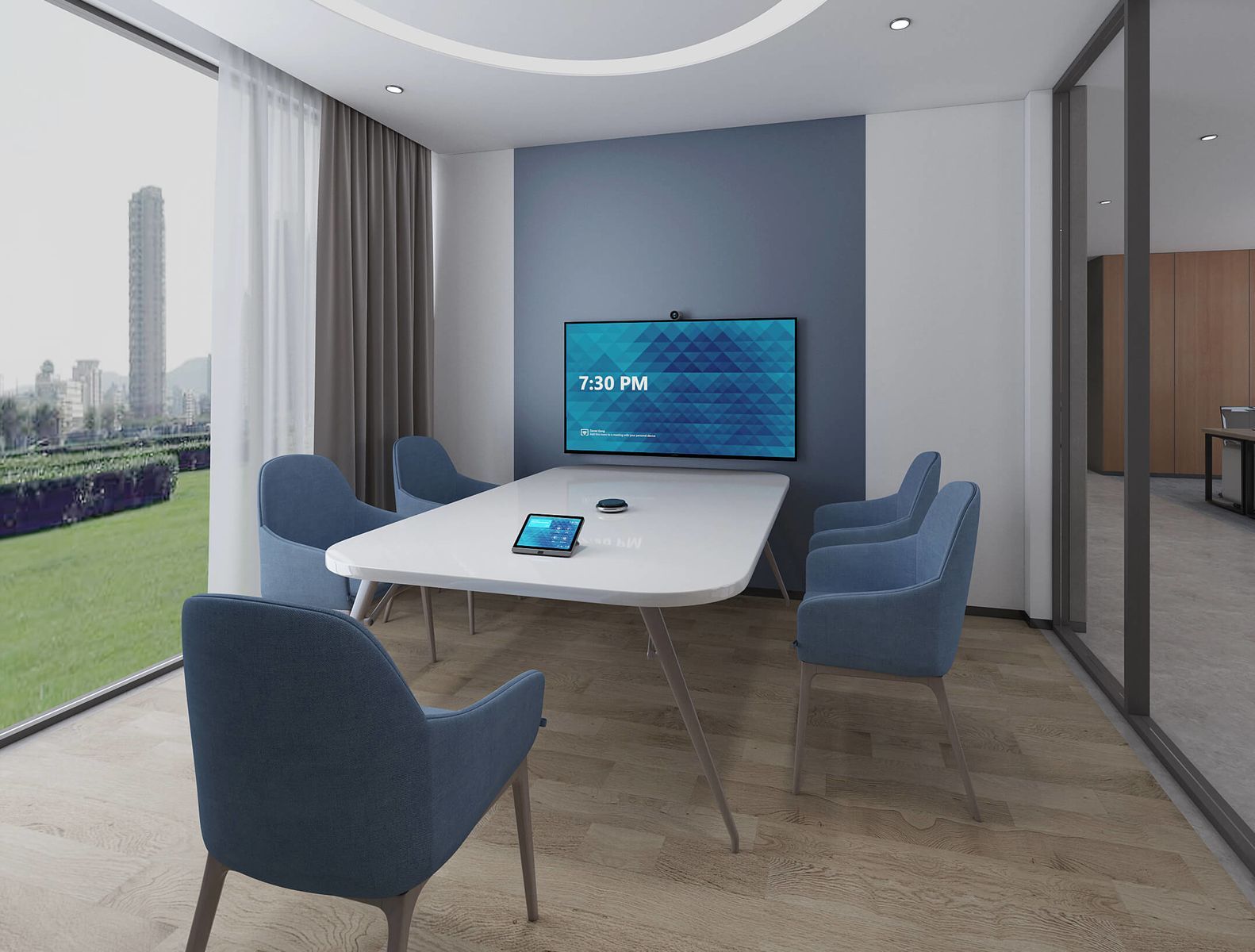 Yealink UVC30 Room 8,51 MP Nero, Argento 3840 x 2160 Pixel 30 fps CMOS 25,4 / 2,5 mm [1 / 2.5] (UVC30 Room webcam 8.51 MP - 3840 x 2160 pixels USB 2.0 - Black, Silver - Warranty: 24M)YealinkUVC30ROOM