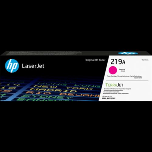 HP Cartuccia toner originale LaserJet 219A magenta (HP 219A MAGENTA TONER CARTRIDGE 1200 PAGE YIELD)HpW2193A