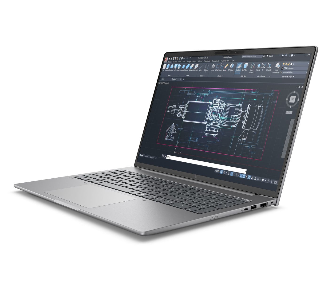 HP ZBook 8 G1i Wolf Pro Security Edition Intel Core Ultra 7 255H Workstation mobile 40,6 cm [16] WUXGA 16 GB DDR5-SDRAM 512 GB SSD NVIDIA RTX 500 Ada Wi-Fi 7 [802.11be] Windows 11 Pro AI Workstation, AI PC Argento (HP ZBook 8 G1i Mobile Workstation -...