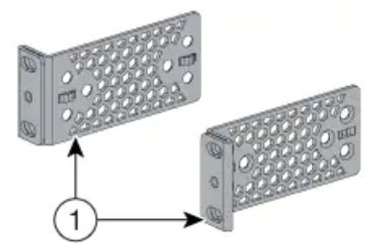Cisco ACC-KIT-T1= porta accessori Staffa di supporto (Cisco - Network device accessory kit - 1U - 19)Cisco0882658625282ACC-KIT-T1=