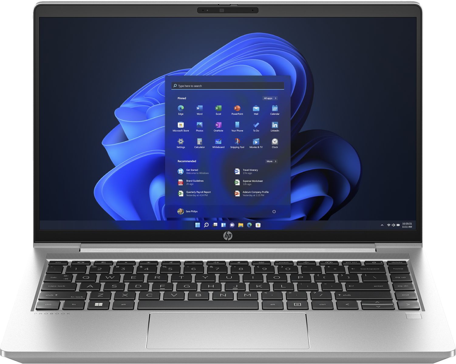 HP ProBook 445 G10 AMD Ryzen 7 7730U Computer portatile 35,6 cm [14] Full HD 16 GB DDR4-SDRAM 512 GB SSD Wi-Fi 6E [802.11ax] Windows 11 Pro Argento (HP ProBook 445 G10 Notebook - Design della cerniera a 177 gradi - AMD Ryzen 7 - 7730U / fino a 4.5 GH...