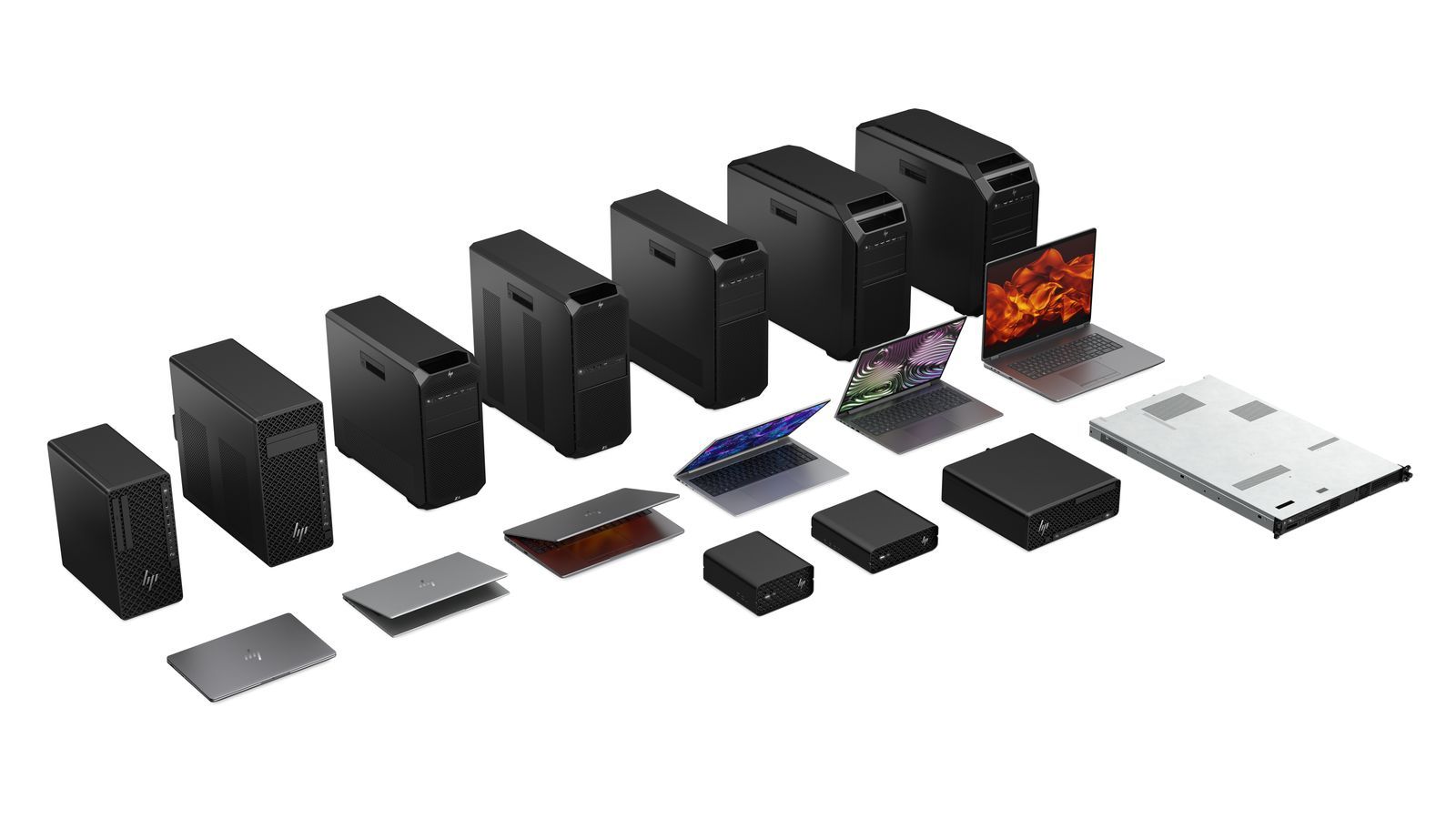 HP ZBook Fury G1i 16 Wolf Pro Security Edition - Data Science Intel Core Ultra 9 285HX Workstation mobile 40,6 cm [16] 2.5K 64 GB DDR5-SDRAM 2 TB SSD NVIDIA RTX PRO 4000 Blackwell Wi-Fi 7 [802.11be] Windows 11 Pro AI Workstation, AI PC Argento (HP ZB...