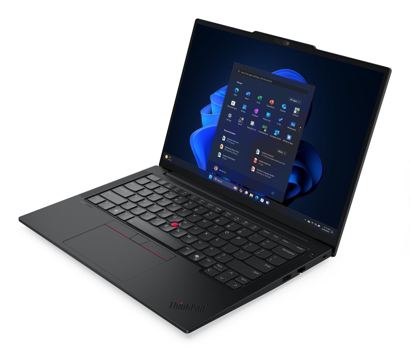 Lenovo ThinkPad E14 Gen 7 [Intel] Intel Core Ultra 7 255H Computer portatile 35,6 cm [14] WUXGA 16 GB DDR5-SDRAM 512 GB SSD Wi-Fi 6E [802.11ax] Windows 11 Pro Italiano Nero (Lenovo ThinkPad E14 Gen 7 21SX - Design della cerniera a 180 gradi - Intel C...