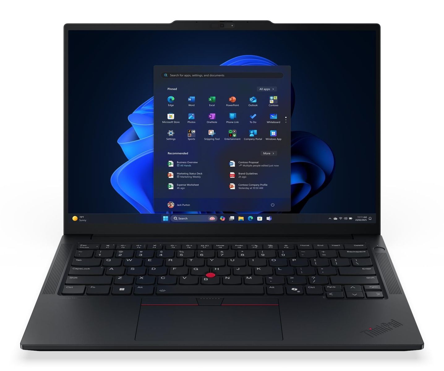 Lenovo ThinkPad E14 Gen 7 [Intel] Intel Core Ultra 7 255H Computer portatile 35,6 cm [14] WUXGA 16 GB DDR5-SDRAM 512 GB SSD Wi-Fi 6E [802.11ax] Windows 11 Pro Italiano Nero (Lenovo ThinkPad E14 Gen 7 21SX - Design della cerniera a 180 gradi - Intel C...