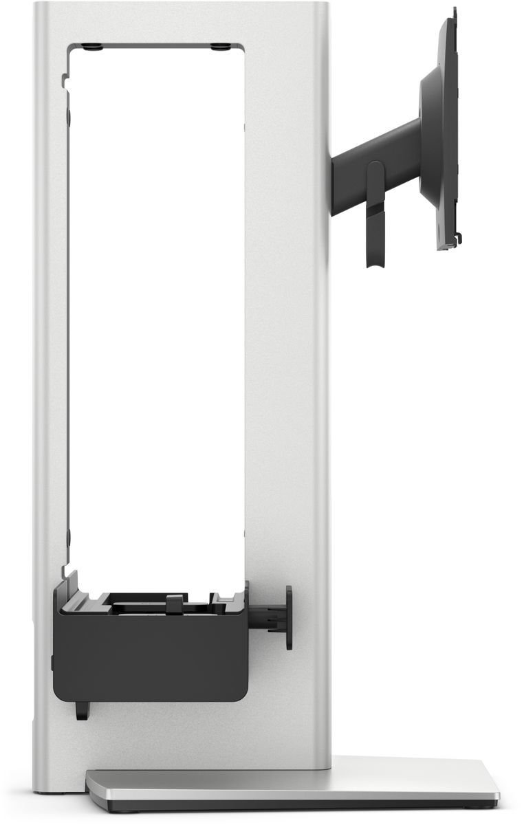 DELL Pro Slim OSS25 68,6 cm [27] Scrivania Nero, Argento (Dell Pro Slim All-in-One Stand - OSS25 - Monitor/desktop stand - 19-27 - silver - for Pro Slim Plus QBS1250, Slim QCS1250, Slim QCS1255)DellDELL-OSS25