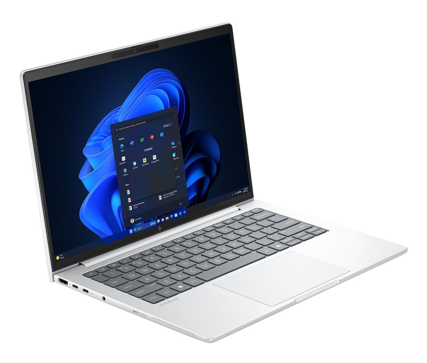 HP EliteBook 8 G1i AI PC Wolf Pro Security Edition Intel Core Ultra 7 255U Computer portatile 35,6 cm [14] WUXGA 16 GB DDR5-SDRAM 512 GB SSD Wi-Fi 6E [802.11ax] Windows 11 Pro Argento (HP EliteBook 8 G1i Notebook Next Gen AI - Copilot+ PC, AI PC - de...