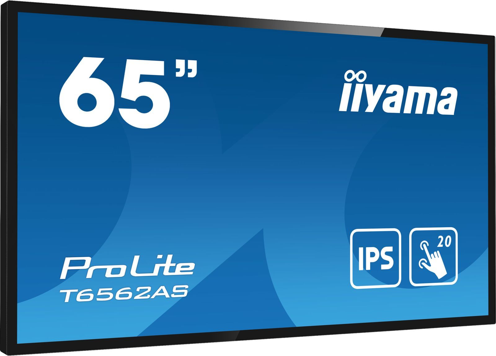 Iiyama T6562AS-B1 visualizzatore di messaggi Pannello piatto interattivo 163,8 cm [64.5] IPS 500 cd/m 4K Ultra HD Nero Touch screen Processore integrato Android 8.0 24/7 (65 T6562AS-B1 Interactive Display - 65 Black Interactive Display 4K 500 cd/m2 2...