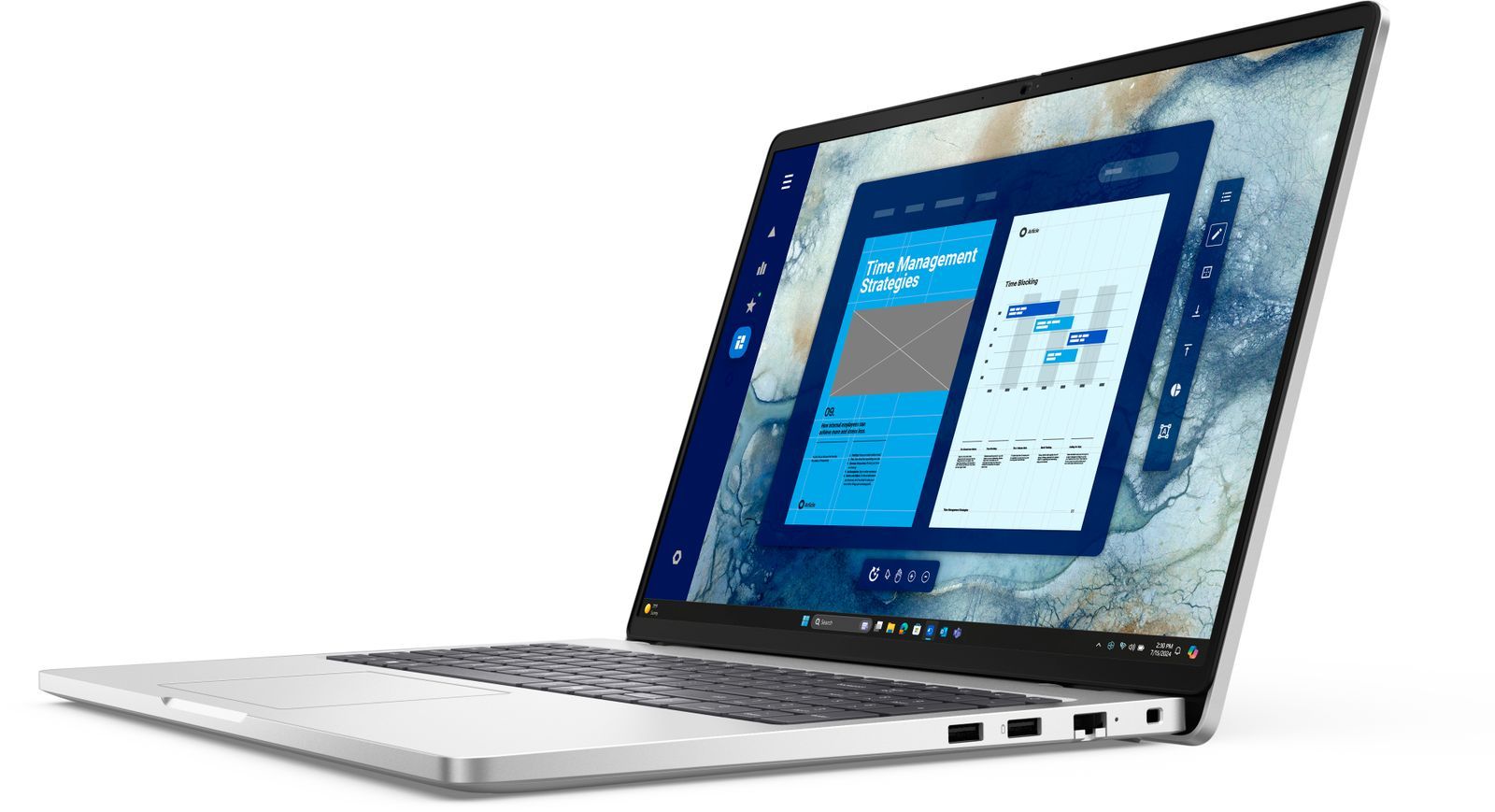 DELL Pro 16 PC16250 Intel Core Ultra 5 235U Computer portatile 40,6 cm [16] Full HD+ 16 GB DDR5-SDRAM 512 GB SSD Wi-Fi 6E [802.11ax] Windows 11 Pro Italiano Platino, Argento (Dell Pro 16 PC16250 - Intel Core Ultra 5 - 235U / fino a 4.9 GHz - vPro Ent...