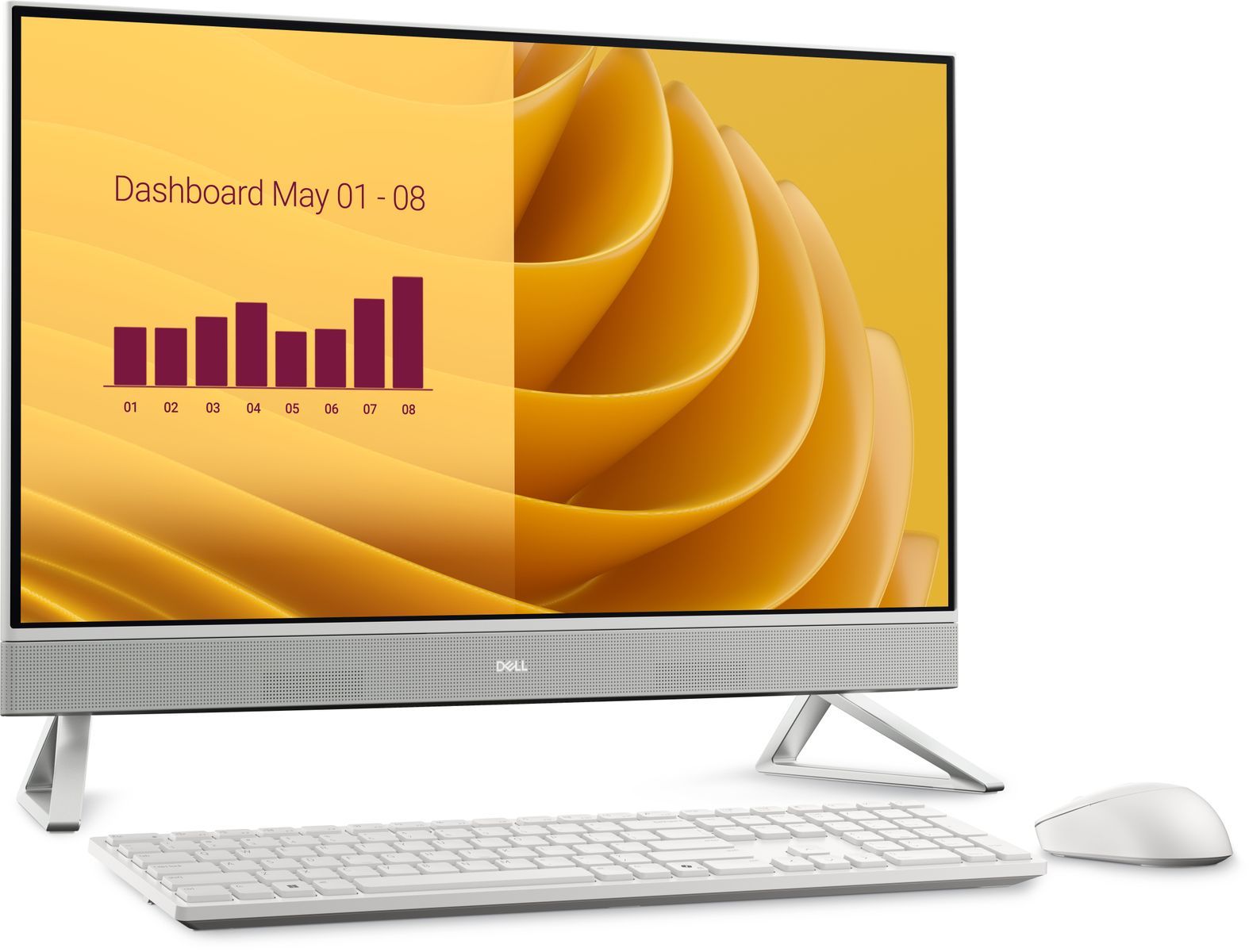 DELL EC27250 Intel Core i5 i5-1334U 68,6 cm [27] 1920 x 1080 Pixel PC All-in-one 16 GB DDR5-SDRAM 512 GB SSD Windows 11 Pro Wi-Fi 6E [802.11ax] Bianco (Dell 27 All-in-One EC27250 - All-in-one Core i5 i5-1334U / fino a 4.6 GHz - RAM 16 GB - SSD 512 GB...
