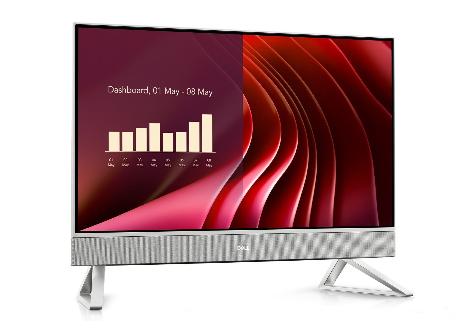 DELL EC24250 Intel Core 7 150U 60,5 cm [23.8] 1920 x 1080 Pixel Touch screen PC All-in-one 16 GB DDR5-SDRAM 1 TB SSD Windows 11 Pro Wi-Fi 6E [802.11ax] Perlato, Bianco (Dell 24 All-in-One EC24250 - All-in-one Core 7 150U / fino a 5.4 GHz - RAM 16 GB ...