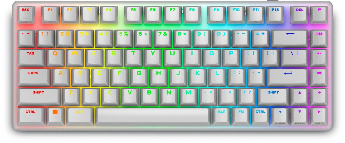 Alienware Pro Wireless Gaming Keyboard tastiera USB + RF Wireless + Bluetooth Bianco (PRO WRLS GAMING KB US [QWERTY] - LUNAR LIGHT) - Versione TedescaDellPRO-KB-W-WW
