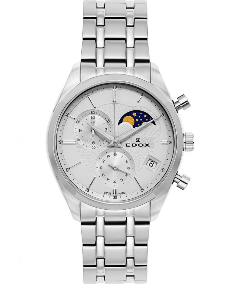 EDOX Mod. LES VAUBERTS Moonphase Chronograph