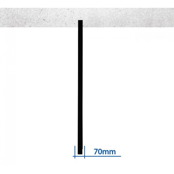 B-Tech BT8325 139,7 cm [55] Nero Pavimento (BT8325/B - Ceiling Mount For Double Sided Samsung OM55N-D Series)