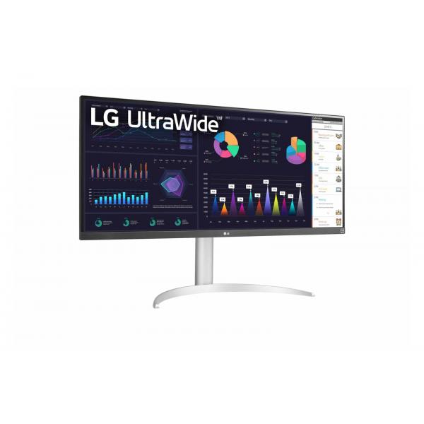 LG 34WQ65X-W Monitor PC 86,4 cm [34] 2560 x 1080 Pixel UltraWide Quad HD Bianco (MSD 34WQ65X-W 34IN 86.72CM - 2560 X 1080 21:9 250CD HDMI 5MS)