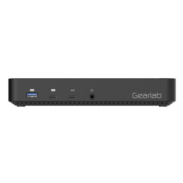Gearlab GLB232004 replicatore di porte e docking station per notebook Cablato Nero (Triple 4K USB-C Hybrid - Docking Station GLB232004, 3x - HDMI, 2x DisplayPort, Black, 130 W, 1 pc[s] - Warranty: 24M)