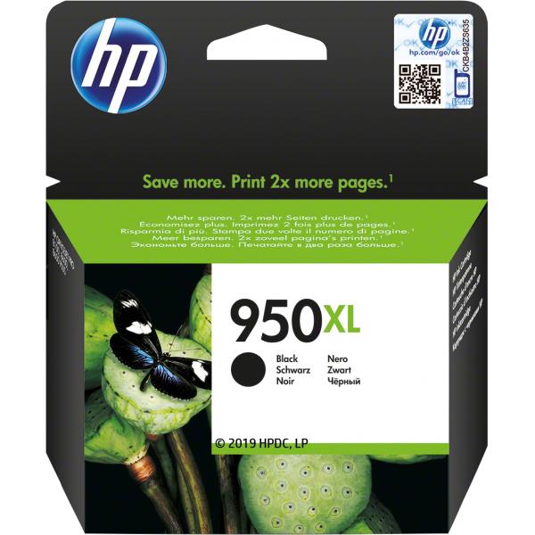 HP Cartuccia originale inchiostro nero ad alta capacit? 950XL (HP 950XL - Alta resa - nero - originale - Officejet - cartuccia d'inchiostro - per Officejet Pro 251dw, 276dw, 8100, 8600, 8610, 8620, 8630)hp0886111748914CN045AE#BGX