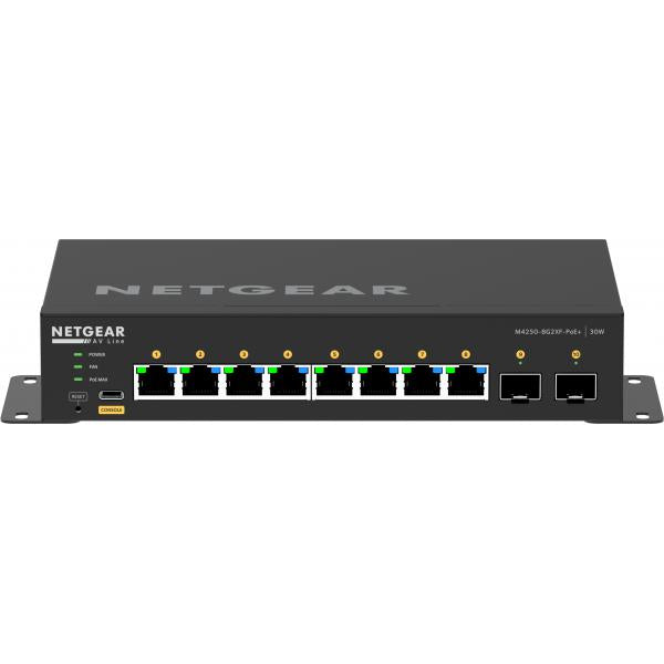 M4250-8G2XF-POE+ 220W FULLY MANAGED SWITCH 8-PORT AV LINE