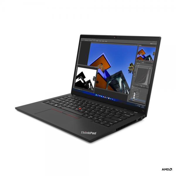 Lenovo ThinkPad T14 Computer portatile 35,6 cm [14] WUXGA AMD Ryzen 5 PRO 6650U 8 GB LPDDR5-SDRAM 256 GB SSD Wi-Fi 6E [802.11ax] Windows 11 Pro Nero (Lenovo Thinkpad T14 G3 Ryzen 5 PRO 6650U 8GB DDR5-6400 256GB SSD M.2 PCI-E 802.11ax BT WWAN Upgradea...