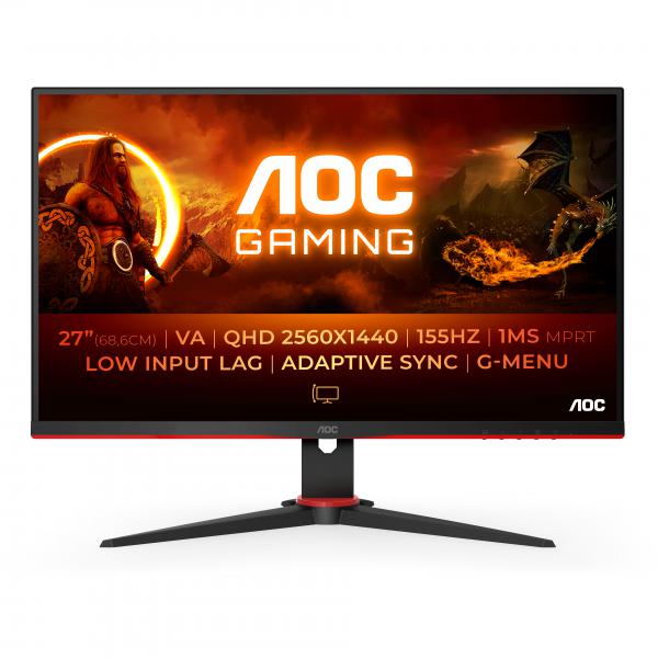 Q27G2E/BK 27IN 16:9 1 MS 2560X1400 QHD 3000:1 DP-2XHDMI B