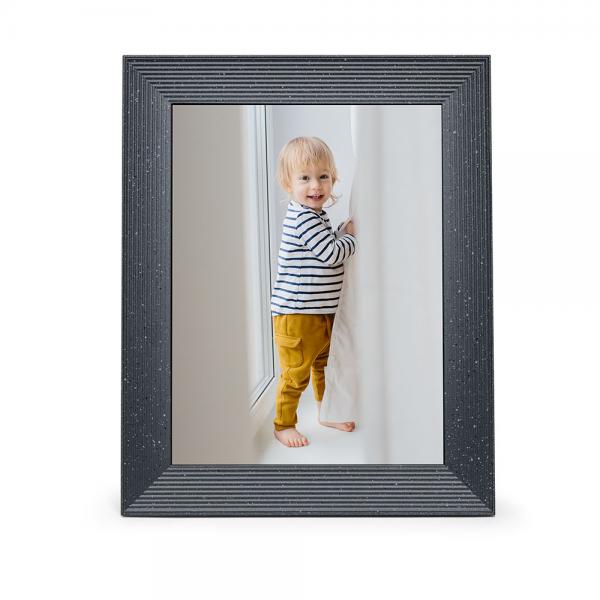 Aura UKA700-BLK cornice per foto digitali Grigio 24,6 cm [9.7] Wi-Fi (Aura Mason Luxe - Pebble)