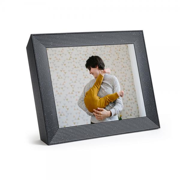 Aura UKA700-BLK cornice per foto digitali Grigio 24,6 cm [9.7] Wi-Fi (Aura Mason Luxe - Pebble)