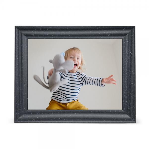 Aura UKA700-BLK cornice per foto digitali Grigio 24,6 cm [9.7] Wi-Fi (Aura Mason Luxe - Pebble)