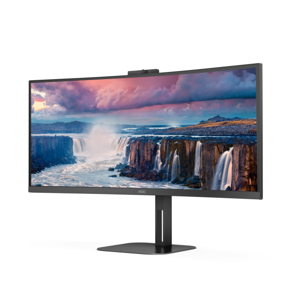 CU34V5CW/BK 34IN 21:9 3440X1440 VA 20M:1 178/178 USB-C/ 4XUSB 3.