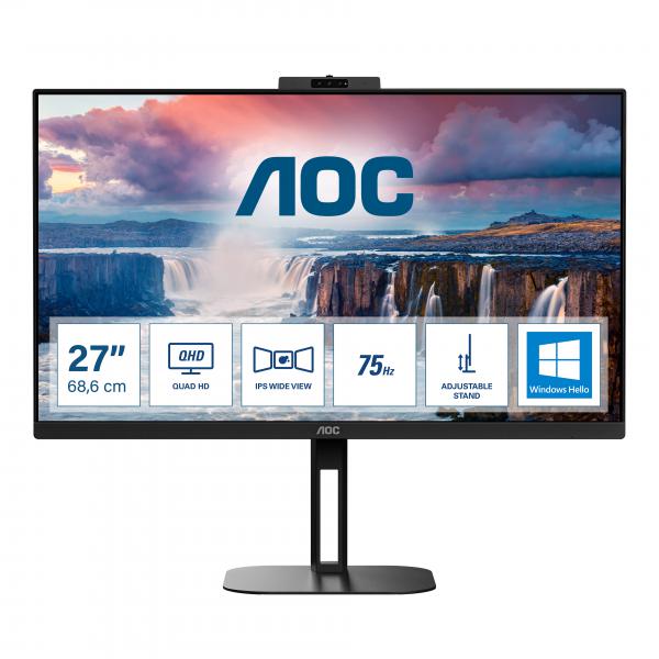 Q27V5CW/BK 27IN 16:9 2540X1440 IPS 20M:1 178/178 USB-C /4XUSB 3