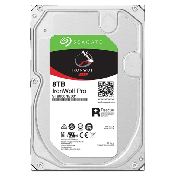 IRONWOLF PRO 8TB SATA 3.5IN 7200RPM ENTERPRISE NAS