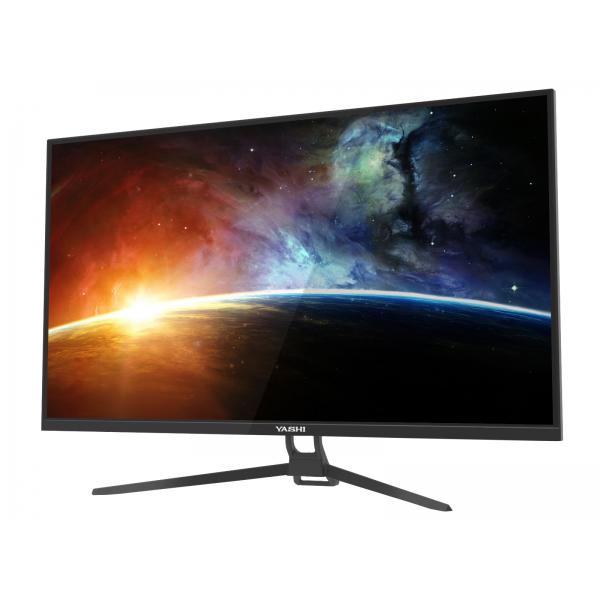 YASHI Pioneer S LED display 81,3 cm [32] 3840 x 2160 Pixel Quad HD Nero (Yashi Pioneer S YZ3221 - Monitor a LED - 32 - 3840 x 2160 QHD @ 60 Hz - VA - 300 cd/m - 1 ms - HDMI, DisplayPort - altoparlanti)